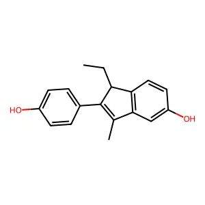 (R)-Indenestrol B structure