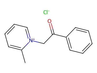 2-(2-Methylpyridyl)-1-phenylethan-1-one, chloride structure
