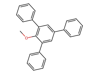 Methyl triphenylphenyl ether structure