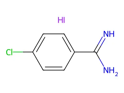 4-Chlorobenzamidine hydroiodide structure