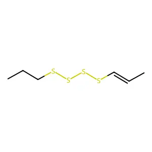 Propyl 1-propenyl tetrasulfide structure
