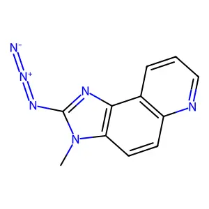 2-Azido-3-methylimidzo(4,5-f)quinoline structure