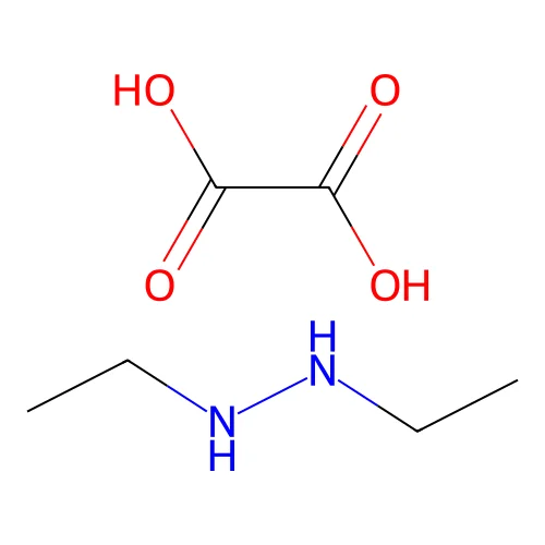 1,2-Diethylhydrazine oxalate structure