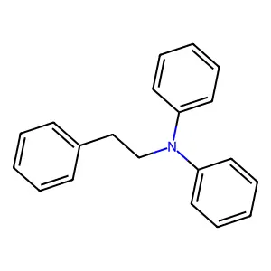 Benzeneethanamine, N,N-diphenyl- structure