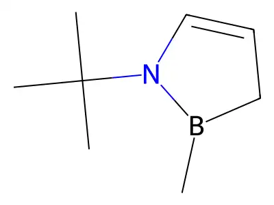 InChI=1/C8H16BN/c1-8(2,3)10-7-5-6-9(10)4/h5,7H,6H2,1-4H structure