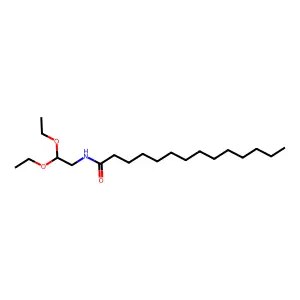 N-Myristoyl glycinal diethylacetal structure