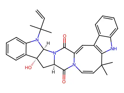 Okaramine A structure
