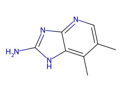 6,7-Dimethyl-3H-imidazo[4,5-b]pyridin-2-amine structure