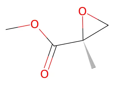 Methyl (S)-2-methyloxirane-2-carboxylate structure