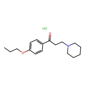 Propipocaine hydrochloride structure