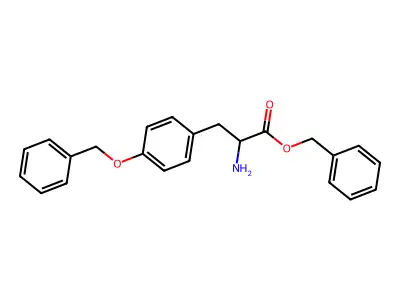 Benzyl 2-amino-3-(4-(benzyloxy)phenyl)propanoate structure