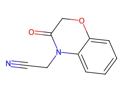 4-(Cyanomethyl)-2H-1,4-benzoxazin-3(4H)-one structure