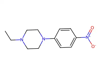 1-Ethyl-4-(4-nitrophenyl)piperazine structure