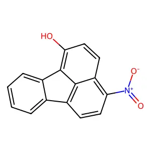 3-Nitrofluoranthen-6-ol structure