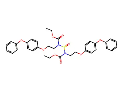 But-2-yne-1,4-diyl bis(4-chloro-3-nitrobenzenesulfonate) structure