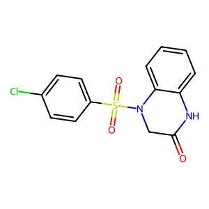 4-(4-Chlorobenzenesulfonyl)-1,2,3,4-tetrahydroquinoxalin-2-one structure