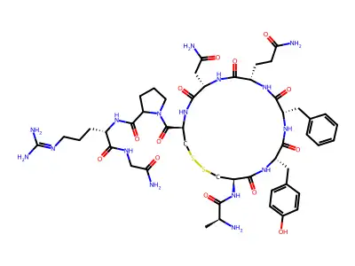 Argipressin, ala(10)- structure