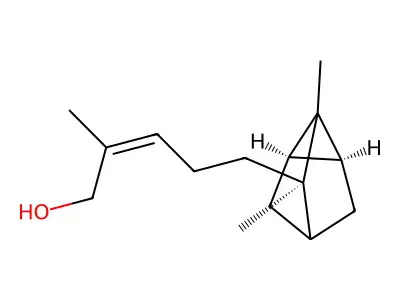 Santalol A structure