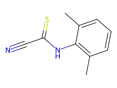 N-(2,6-Xylyl)cyanothioformamide structure