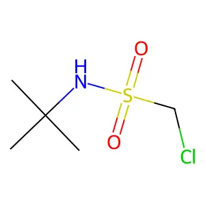 N-tert-butyl-1-chloromethanesulfonamide structure