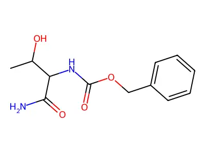 Benzyl [1-(aminocarbonyl)-2-hydroxypropyl]carbamate structure