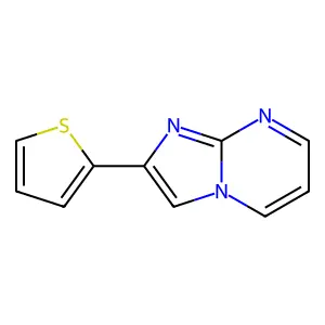 2-Thiophen-2-yl-imidazo[1,2-a]pyrimidine structure