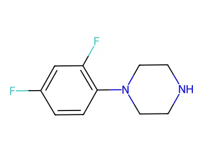 1-(2,4-Difluorophenyl)piperazine structure