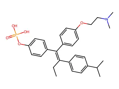Miproxifene phosphate structure