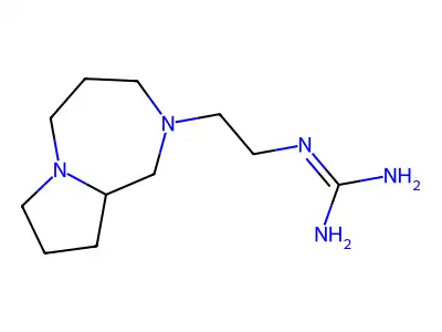 Guanidine 1,5-diazabicyclo(5.3.0)decane structure