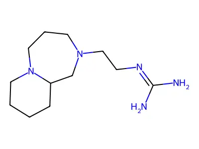 Guanidine 1,5-diazabicyclo(5.4.0)undecane structure