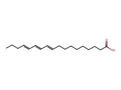 10,12,14-Octadecatrienoic acid structure