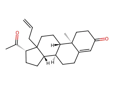 18-Ethynylprogesterone structure
