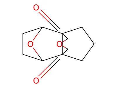 Hexahydro-1H-4,7-epoxy-3a,7a-(methanooxymethano)indene-8,10-dione structure