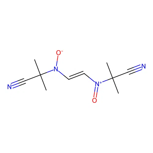 2,7-Dicyano-2,7-dimethyl-3,6-diazaocta-3,5-dien-3,6-dioxide structure