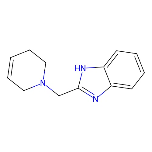 2-(3,6-dihydro-1(2H)-pyridinylmethyl)-1H-benzimidazole structure