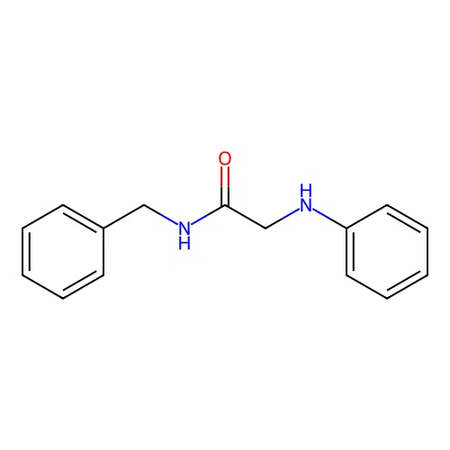 N-benzyl phenyl glycine amide structure