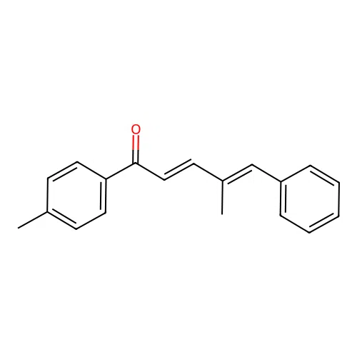 4-Methyl-1-(4-methylphenyl)-5-phenyl-2,4-pentadien-1-one structure