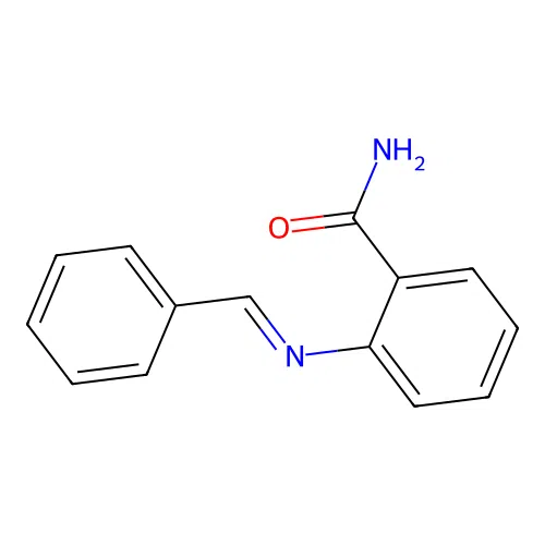 2-(Benzylideneamino)benzamide structure