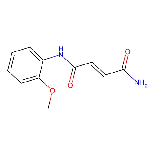 N1-(2-methoxyphenyl)fumaramide structure