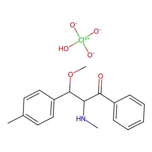3-Methoxy-2-methylamino-1-phenyl-3-p-tolyl-propan-1-one structure
