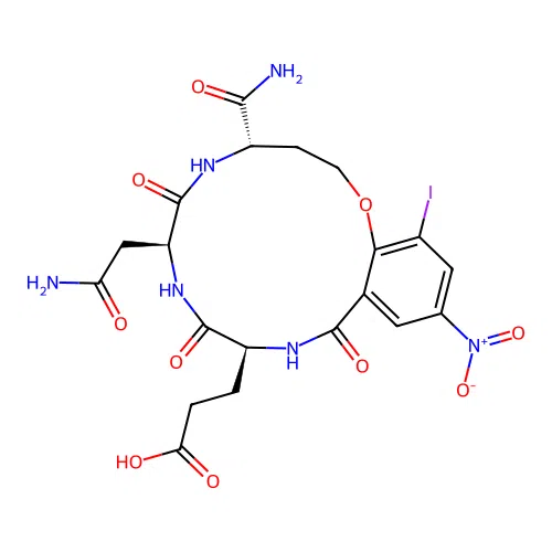 Chemical Compound (C20H23IN6O10) structure