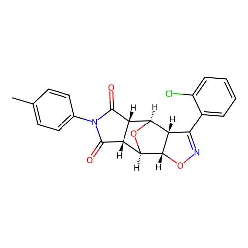 C22H17ClN2O4 structure