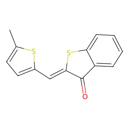 2-(5-Methyl-thiophen-2-ylmethylene)-benzo[b]thiophen-3-one structure