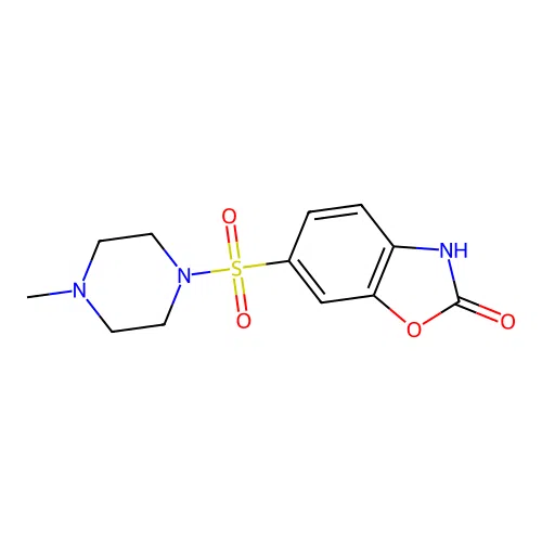6-(4-Methyl-piperazine-1-sulfonyl)-3H-benzooxazol-2-one structure