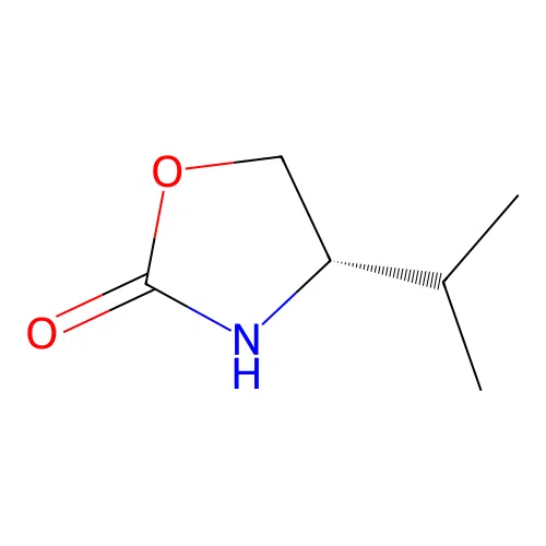 (4S)-4-(propan-2-yl)-1,3-oxazolidin-2-one structure