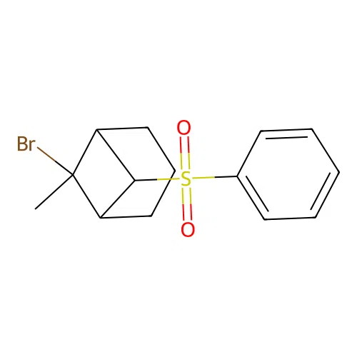6-Bromo-6-methyl-7-(phenylsulfonyl)bicyclo[3.1.1]heptane structure
