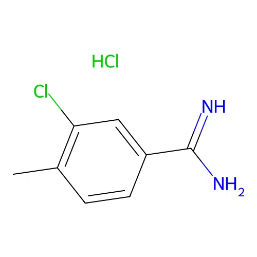 3-Chloro-4-methylbenzenecarboximidamide hydrochloride, AldrichCPR structure
