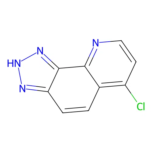 6-chloro-1H-[1,2,3]triazolo[4,5-h]quinoline structure