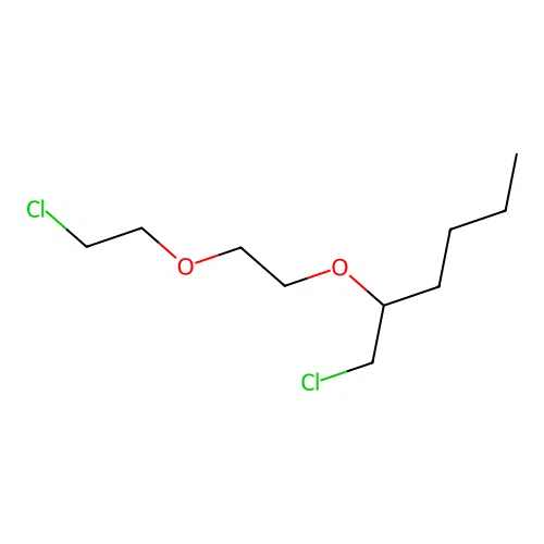 1-[2-(2-Chloroethoxy)ethoxy]-1-(chloromethyl)pentane structure