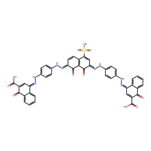 C44H28N8O11S structure